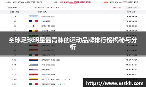 全球足球明星最青睐的运动品牌排行榜揭秘与分析